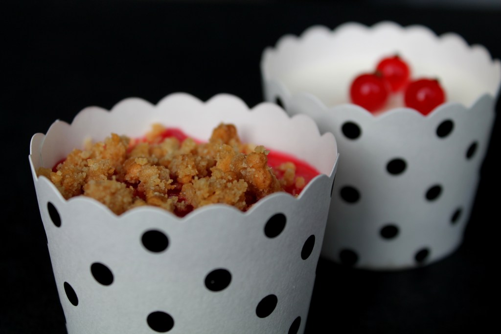 Joghurtmousse – Törtchen mit&nbsp;Johannisbeeren